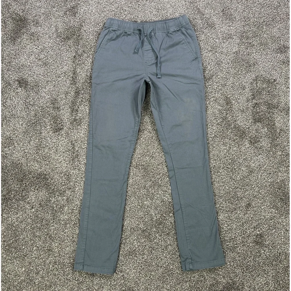Katin Straight Leg‎ Pants Mens Small Elastic Waist Drawstring Casual Surf Skater